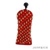 Golf Golden Skull Remache Funda Palo Madera Empuje Funda Palo 1/3/5/UT Palo Madera Protección Cabeza Semicircular Forma L