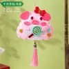 Bolsita de Festival del Bote del Dragón Zongzi Jardín de Niños Hecho a Mano DIY Bolsa de Material Regalo para Niños Juguete Colgante de Bolsita de Ajenjo