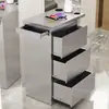 Gabinete de Herramientas de Acero Inoxidable para Barbería Salón de Belleza Peluquería Gabinete Especial de Almacenamiento Peluquería Peluquero Carrito para Cortar el Cabello