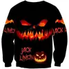 2023 Código Europeo y Americano Europeo Impresión 3D Casual Ropa de Hombre Sudadera con Capucha Sudadera con Capucha Estampado de Halloween Comercio Exterior Amazon