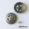 Artesanato DIY em Couro Fivela de Moeda Prateada Fivela Turquesa Fivela de Carteira Fivela de Moeda Liga Metálica Fivela Decorativa de Carteira Fivela de Quatro Botões