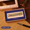 Marcadores de Livro Metálicos Personalizados em Estilo Chinês Clássico, Conjunto de Caixa de Presente Exquisita de Alta Qualidade, Clipes de Livro Vazados Culturais e Criativos, Presente de Alta Qualidade