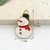 Acessórios para Enfeites de Boneco de Neve de Natal Transfronteiriços DIY Enfeites DIY Feitos à Mão do Papai Noel Acessórios para Enfeites DIY de Esmalte