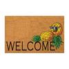 Alfombrilla de Alambre Circular Estilo Palmera de Coco Imitación Transfronteriza para Entrada del Hogar y Dormitorio Alfombrilla de Piso Fácil de Cuidar Ambiente Festivo Alfombrilla Decorativa Lista para la Venta