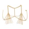 Accesorios de Cadena para el Pecho con Diamantes Brillantes de Venta Caliente Transfronteriza, Cadena de Sujetador de Pedrería a la Moda, Cadena Corporal Sexy de Bikini para Club Nocturno, Encanto Femenino