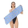 Toalla Refrescante para Deportes Fríos, Toalla de Hielo Estampada de Verano, Toalla de Hielo Refrescante de Secado Rápido para Exteriores, Toalla Refrescante Absorbente de Sudor para Fitness