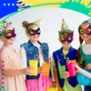 Máscaras de Papel Raspadinha de Halloween Herói Personalizado Animal da Selva Sereia Fantasia Atividade Festa Presente Máscara DIY