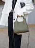 Bolso para Mujer Bolso Cubo de Piel Genuina 2024 Nuevo Piel de Vaca Cesta de Verduras Día de la Madre Día de la Madre Atmosférico Bolso de Mano Versátil