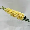 Haste Única de Grande Flor Artificial Roxa de Delfínio para Decoração de Corredor de Casamento, Arranjo e Decoração de Casa/Hotel