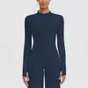 Chaqueta de yoga transpirable de nueva generación transfronteriza con cuello alto, cremallera, ajuste ceñido, chaqueta de moda, top casual para correr al aire libre y deportes
