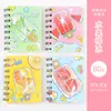 Cuaderno de Espiral de Dibujos Animados Creativos Estudiante Mini Portátil Pequeño Cuaderno Chica Linda Bolsillo Cuaderno de Estudio Papelería