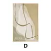 Pintura decorativa de dormitorio estilo crema sensación de alta gama pintura colgante de mesita de noche de habitación mural de pared de sala de estar abstracto simple fresco