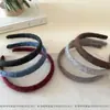 Nueva Diadema de Punto de Lana Estrecha para Otoño e Invierno Accesorio Versátil para el Cabello Diadema de Moda para Exteriores