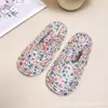Chinelos de Algodão Prontos de Fábrica com Desenhos para Casa Pai-Filho Interno Silenciosos Laváveis Chinelos de Bico Aberto