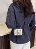 Bolso de Cadena Lingge de Alta Gama para Mujer 2025 Nuevo Primavera y Verano Moda Estilo Chanel Bolso Cuadrado Pequeño Combinable Bolso Cruzado