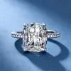 Transmisión en Vivo Transfronteriza Más Vendidos Anillos Imitación Moissanita para Mujer, Un Quilate, Seis Garras, Varios Estilos, Anillos de Boda Estilo Ins, Anillos de Pareja, Suministro de Joyería