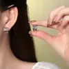 Design de nicho de luxo leve francês personalidade estilo doce cool metal multicamada ear cuffs vazados temperamento moda brincos simples para mulheres