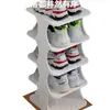 Zapatero Pequeño Plegable de Entrada Zapatero Simple para el Hogar Armario para Zapatos en la Entrada Artefacto de Almacenamiento de Zapatos Multicapa Ahorrador de Espacio Dormitorio