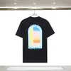 Camiseta de Manga Corta Estilo Nuevo Primavera/Verano Casablanca Pintada Impresión en Línea Mismo Estilo Casa