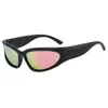 Gafas de Sol Steampunk Más Vendidas Transfronterizas para Hombres y Mujeres Moda Gafas de Sol Plateadas para Montar Exportación Gafas Deportivas para Exteriores