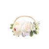 Venta caliente transfronteriza, diadema de flores de simulación para niños, accesorios fotográficos de nailon elástico de alta elasticidad para bebés, accesorios para el cabello de bebés, diadema para niños
