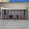 Gabinete de Ferramentas para Serviço Pesado Zhongtengxin, Combinação de Gabinete para Reparo Automotivo, Gabinete de Armazenamento de Ferramentas de Ferragens, Bancada de Trabalho, Gabinete Metálico para Oficina de Manutenção