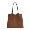 2026 Nueva Bolsa de Mano Grande de Textura Tejida Personalidad Elegante Moda de Moda Casual para el Trabajo Bolso de un Solo Hombro Debajo del Brazo