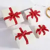 Nueva Caja de Empaque para Joyería con Moño de Letra Inglesa Cubierta Tiandi Collar Aretes Pulsera Caja de Empaque para Regalo de Vacaciones