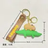 Carto Card Pibala Chaveiro Capivara Criativa Pingente de Mochila Escolar Chaveiro de Carro Crianças Bebê Máquina Pequeno Presente