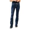 Pantalones Rectos Bordados de Cadera de Cintura Alta para Mujer Estilo Ins Europeo y Americano Jeans Ajustados de Moda para Mujer Outer Solteros Devolución Rápida