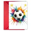 Novo Modelo: 1 Conjunto de Cartão de Cumprimentos e Envelope Exclusivo para Eventos Esportivos Variados, A partir de 10 Conjuntos, Cartões de Torcida para Atletas