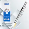 Luz Doble Fuente Pluma Pupil Luz Recargable Doctor Enfermera Acero Inoxidable Médico Examen Oral Luz de Pluma LED Linterna