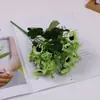 Buquê de Margaridas Artificiais Estilo Coreano para Sala de Estar Decoração de Mesa de Jantar em Casa Ornaments Arranjo de Flores Artificiais Conjunto de Flores de Seda Arte Floral