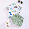 Ventas Directas de Fábrica Ropa para Bebés y Niños Niños Ropa de Verano para Bebés Moda para Niños Ropa para Niños Pequeños Camisa Polo Traje Deportivo