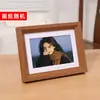 Moldura de foto de madeira minimalista nórdica 6 polegadas moldura de caligrafia e pintura de alta qualidade montada na parede moldura vazia A4 para foto de casamento