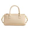 Principios de Primavera Nuevo Estilo Coreano Simple de Alta Gama Cuero Encerado al Aceite Bolso Cuadrado Pequeño Portátil Combinable para Viajeras Bolso Cruzado Moderno para Mujer