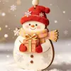 Adornos Navideños Populares Transfronterizos, Artesanías de Madera, Pequeños Regalos, Suministros para Decoración Navideña de Fiestas en Casa