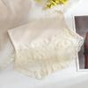 Ropa Interior Nueva de Cintura Alta para Control de Abdomen para Mujer, Seda de Hielo Verano Fina Transpirable Entrepierna de Paclitaxel Calzones de Cintura con Encaje