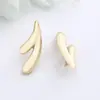 Brincos Europeus e Americanos Transfronteiriços Ins Simples Retrô Temperamento Fashionável Nicho Personalidade Design Único Forma Irregular Brincos para Mulheres