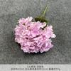 Flores Artificiais com 5 Cabeças de Hortênsia, Flores Artificiais para Salão de Casamento, Arranjos Florais de Casamento, Hotel de Casamento, Sala de Estar, Decoração de Casa, Decorações de Corredor, Banquete