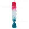 Fibra química de tres colores, cuatro colores, cinco colores, degradado, seda de alta temperatura, trenza grande, trenza jumbo, trenza burbuja, material para trenzas de cabello