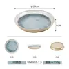 Série Mar Estelar Louça de Melamina Panela Quente Churrasco Restaurante Buffet Tigelas e Pratos Criativos de Imitação de Porcelana Prato para Molho Conjunto de Louças