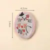 Novo Estilo Patches de Tecido Vintage Versátil Planta Desenho Animado Gato Bordado Patches Quadrados de Tecido Acessórios de Cabelo Acessórios para Roupas