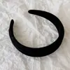 Diadema de Gamuza de Color Puro de Ala Ancha Casual para Mujer 2025 Nuevo Pasador de Uso Diario Diseño Cóncavo y Convexo Diadema Accesorios para el Cabello