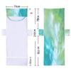 Cubierta de Microfibra para Silla de Playa Toalla Reclinable Bolsa para Toalla de Playa Impresión Digital 3D Color Tie Dye Cubierta para Silla de Playa