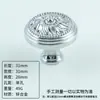 Venda Direta de Fábrica Francês Alto Padrão Luxo Leve Multicor Prata Galvanizado Móveis Gaveta Armário Porta Pequena Puxador Puxador de Guarda-Roupa