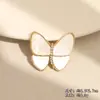 Broche Borboleta Mais Vendido da Amazon em Joias Transfronteiriças para Mulheres, Alfinete Elegante Anti-Exposição, Acessório Requintado