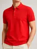 Camisa tipo polo de seda helada personalizada con hombros normales, ropa de trabajo para hombre, camiseta casual de manga corta con cuello para mujer, simple y versátil, fábrica