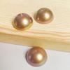 Crema Semiredonda 6-25mm Accesorios de Perlas Parche DIY Pendientes Pasador Botón Accesorios Materiales Cuentas Sueltas Brillante