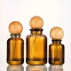 Botella de Perfume Spot Reempaquetada Botella Vacía 30ml 50ml 100ml Gama Alta L Marrón Bayoneta Gran Capacidad Botella con Atomizador Portátil